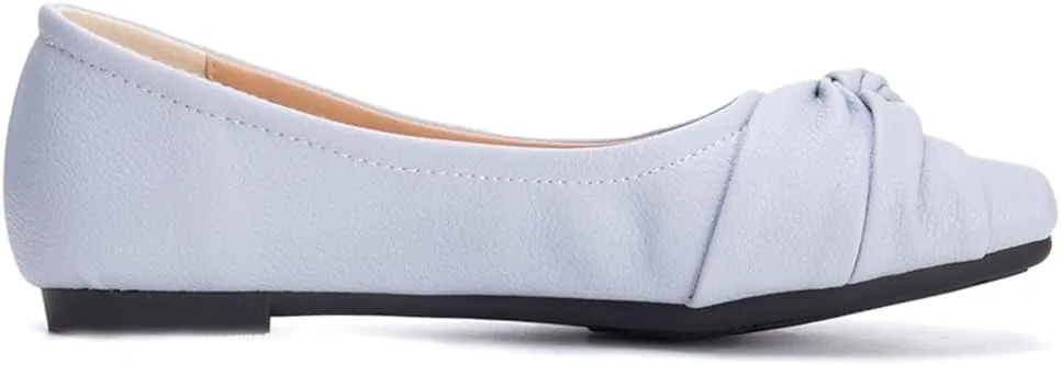 Ballet Flats for Womens Girls Square Toe Soft Comfortable Slip On Ballerina Walking Loafers Dress Shoes