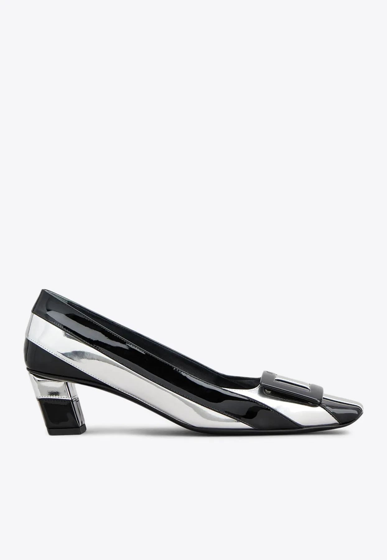Belle Vivier 45 Striped Pumps