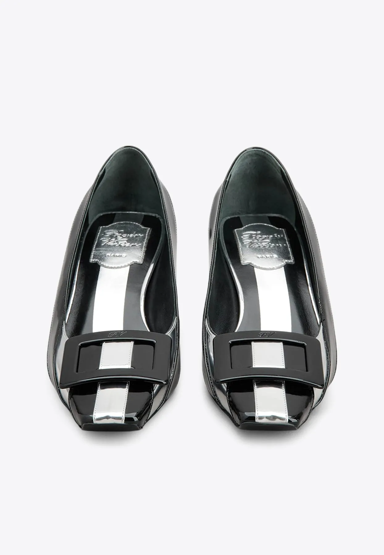 Belle Vivier 45 Striped Pumps
