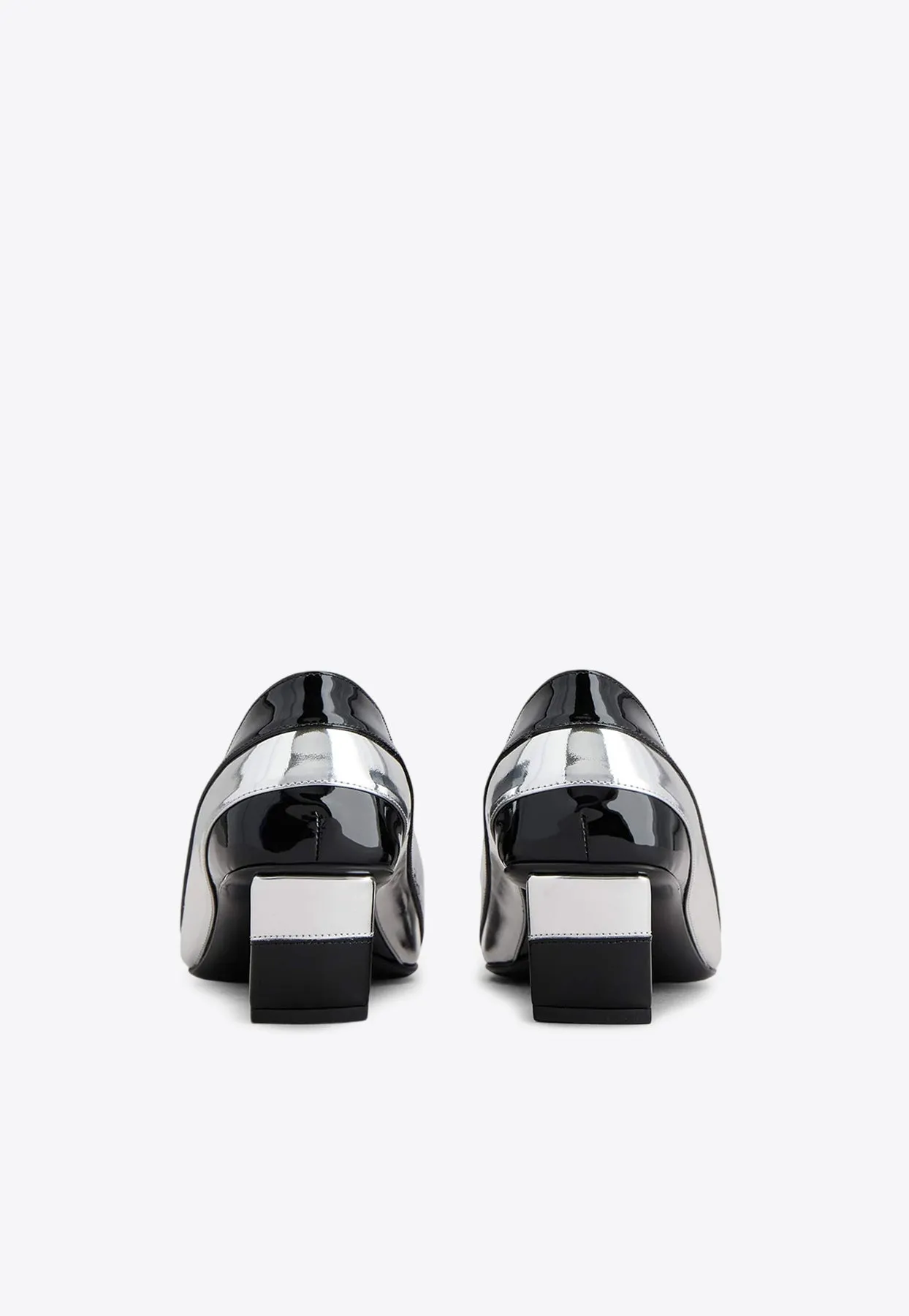 Belle Vivier 45 Striped Pumps
