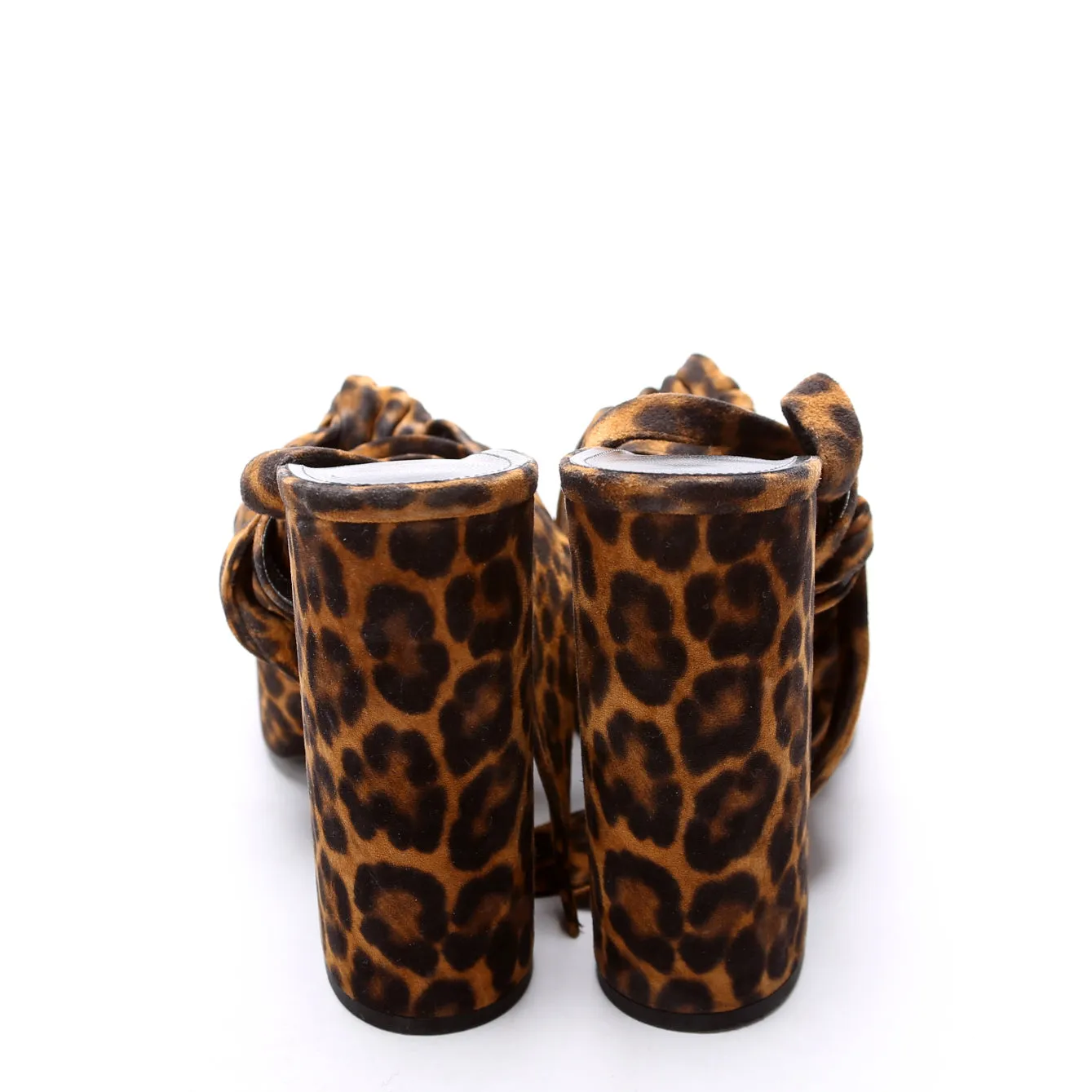 Bianca Leopard Platform Sandals Size 41 Cheetah