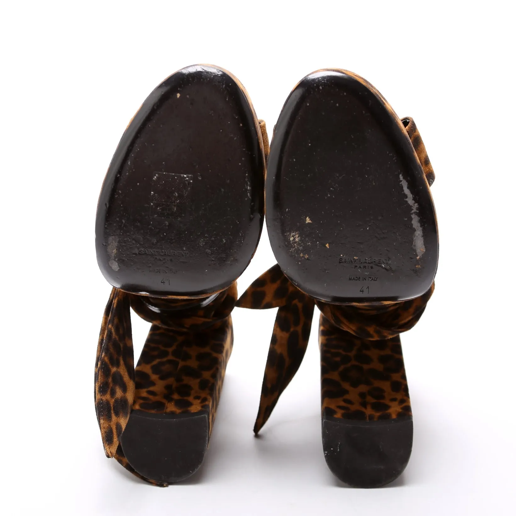 Bianca Leopard Platform Sandals Size 41 Cheetah