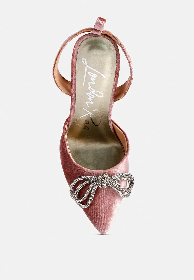 big treat rhinestone embellished lace up sandals
