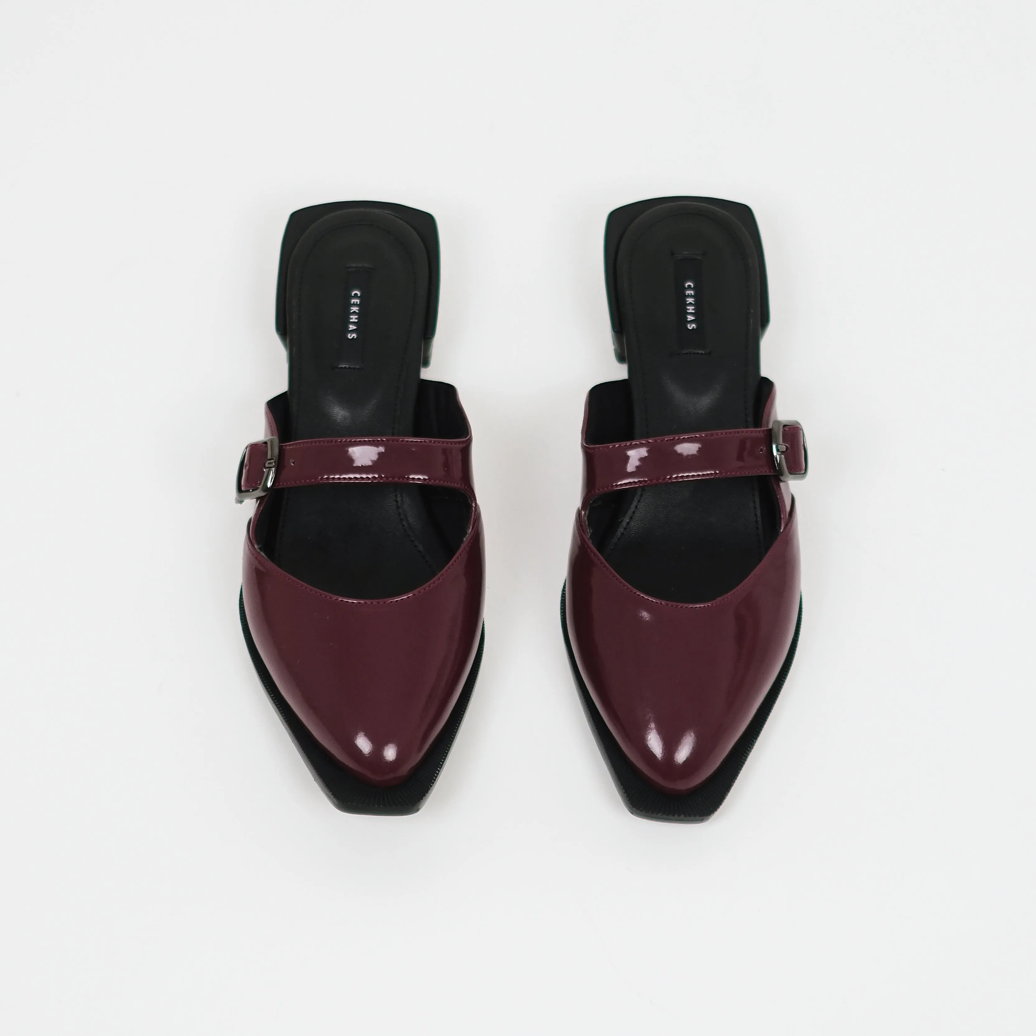 Chelsea Maroon Mules