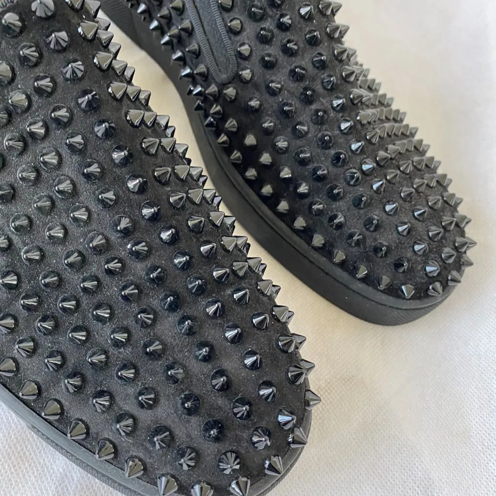 Christian Louboutin Dandelion Spikes Loafers, 40
