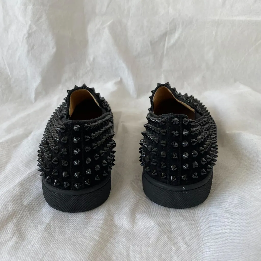 Christian Louboutin Dandelion Spikes Loafers, 40