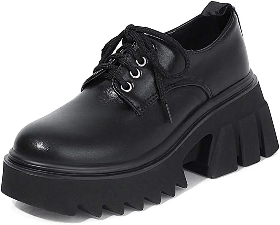 Ciuyurra Stylish Women Gothic Shoes Platform