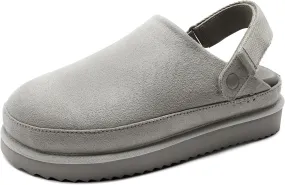 DREAM PAIRS Women's Clog Slippers Women's Platform Clogs for Women Mules Slip on Shoes Adjustable