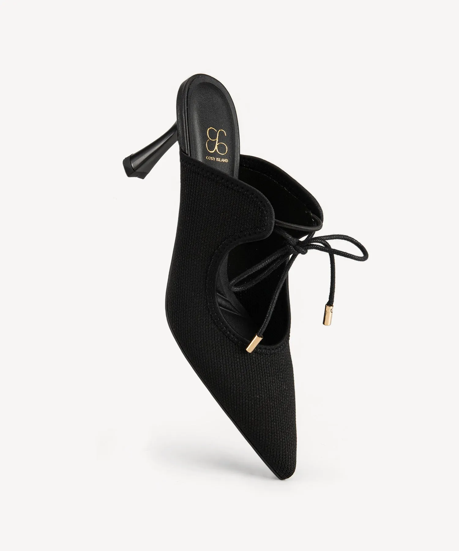 Elegant Chic Pointed Toe Heeled Mules