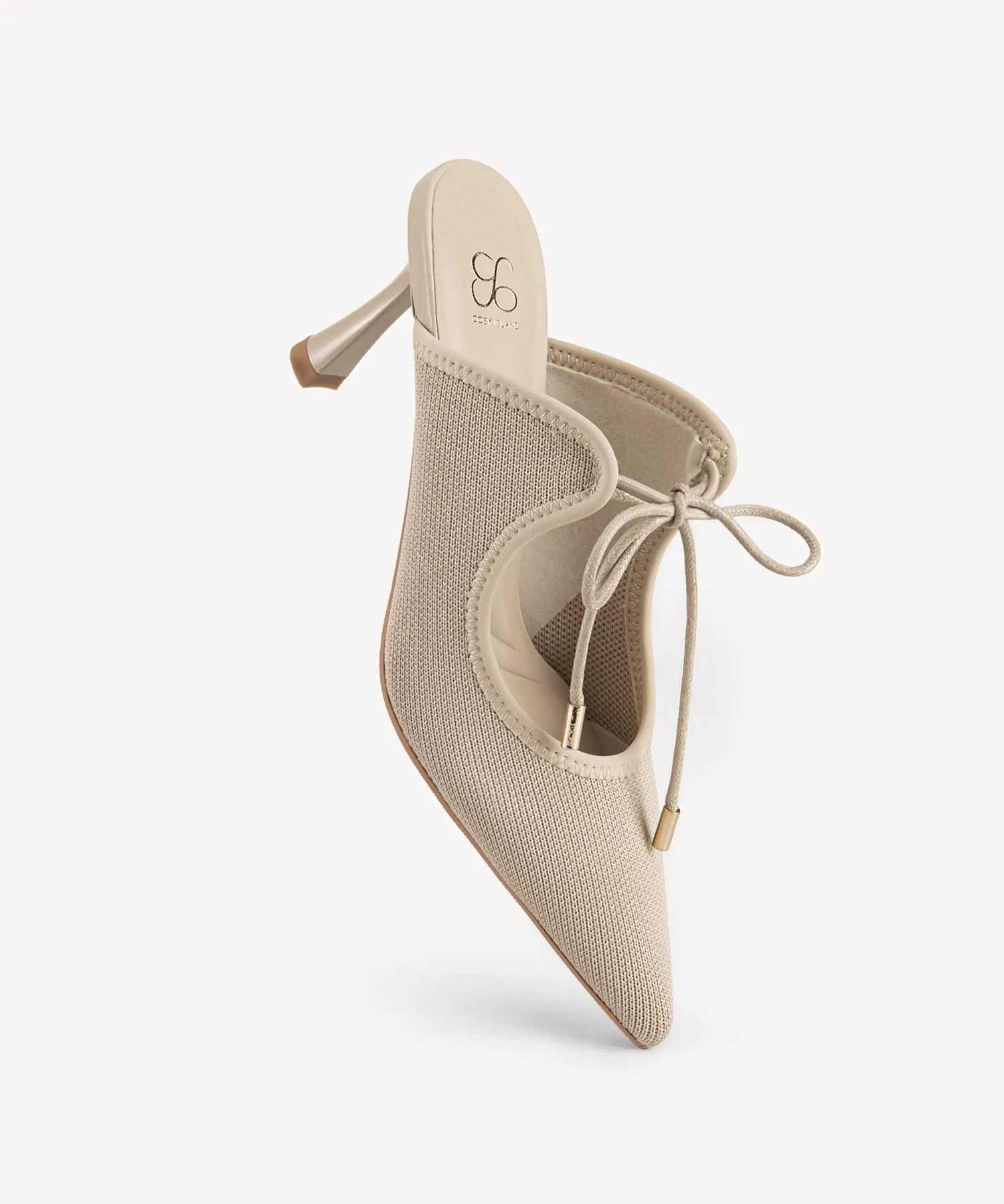 Elegant Chic Pointed Toe Heeled Mules