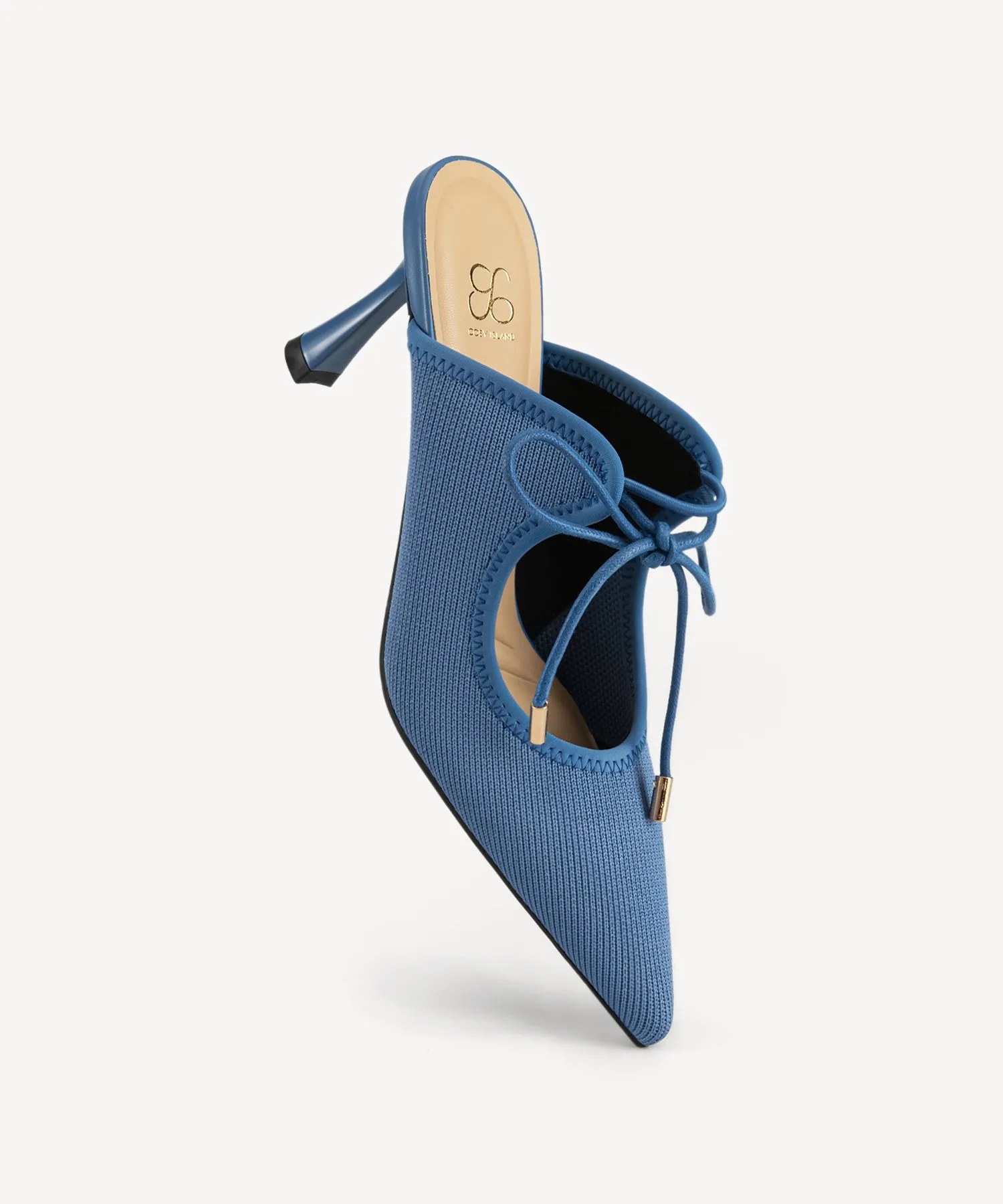 Elegant Chic Pointed Toe Heeled Mules
