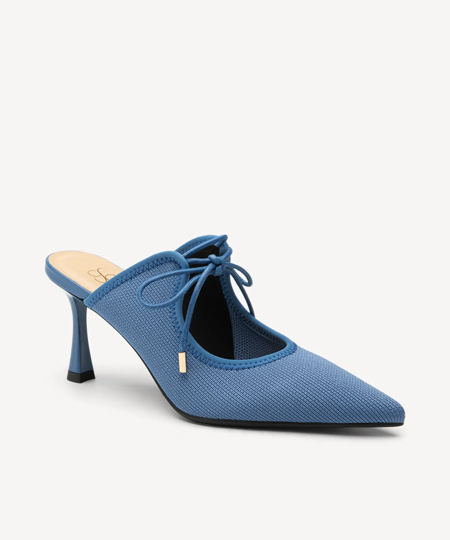 Elegant Chic Pointed Toe Heeled Mules
