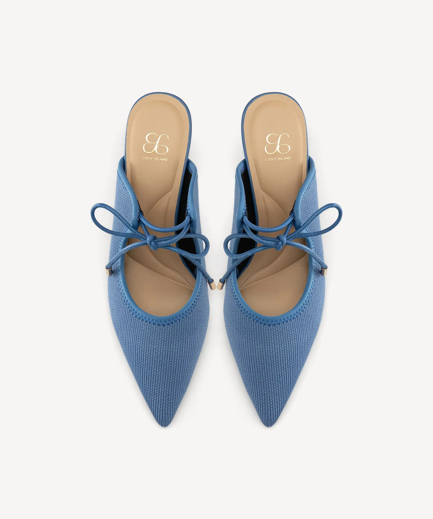 Elegant Chic Pointed Toe Heeled Mules