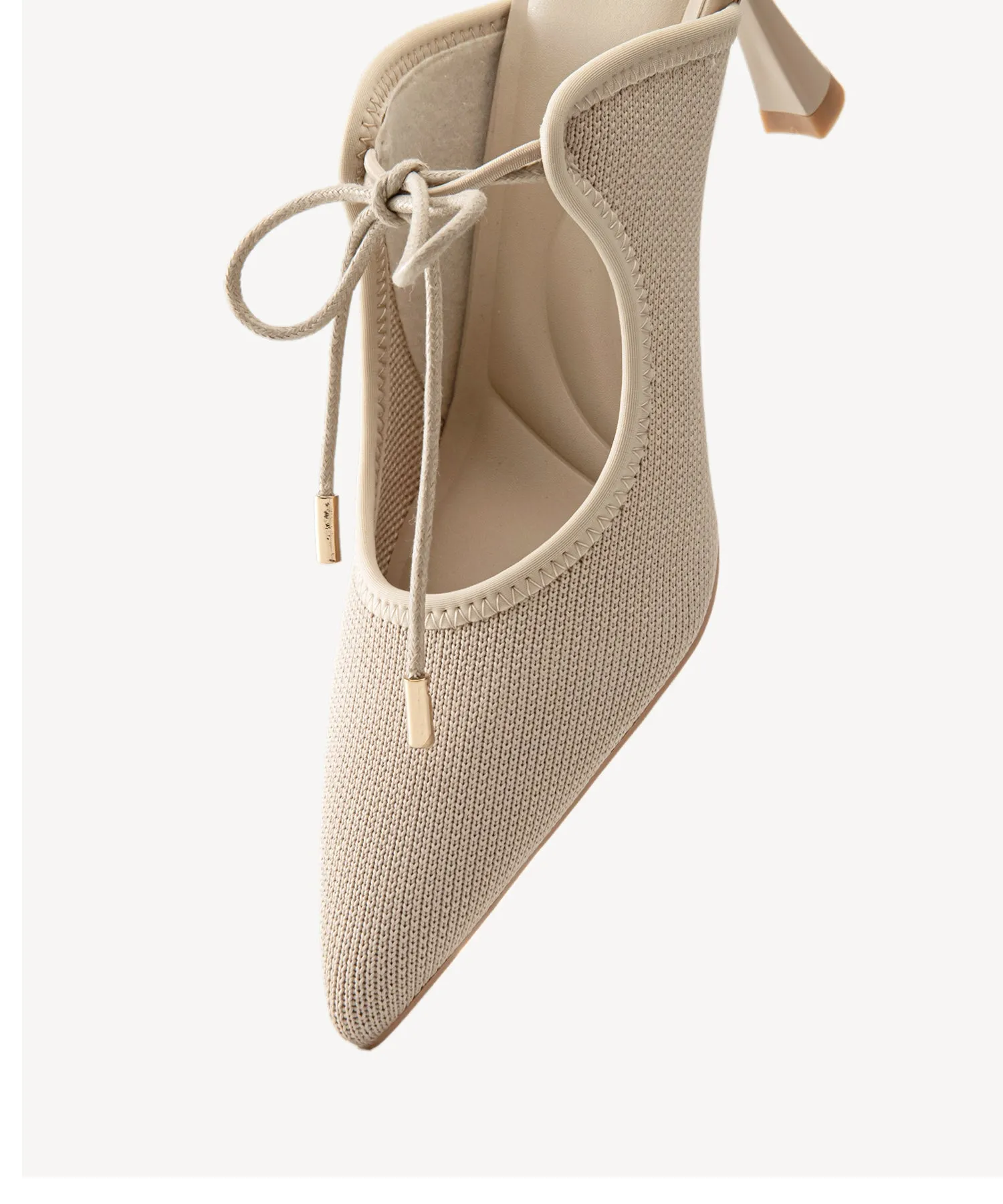 Elegant Chic Pointed Toe Heeled Mules
