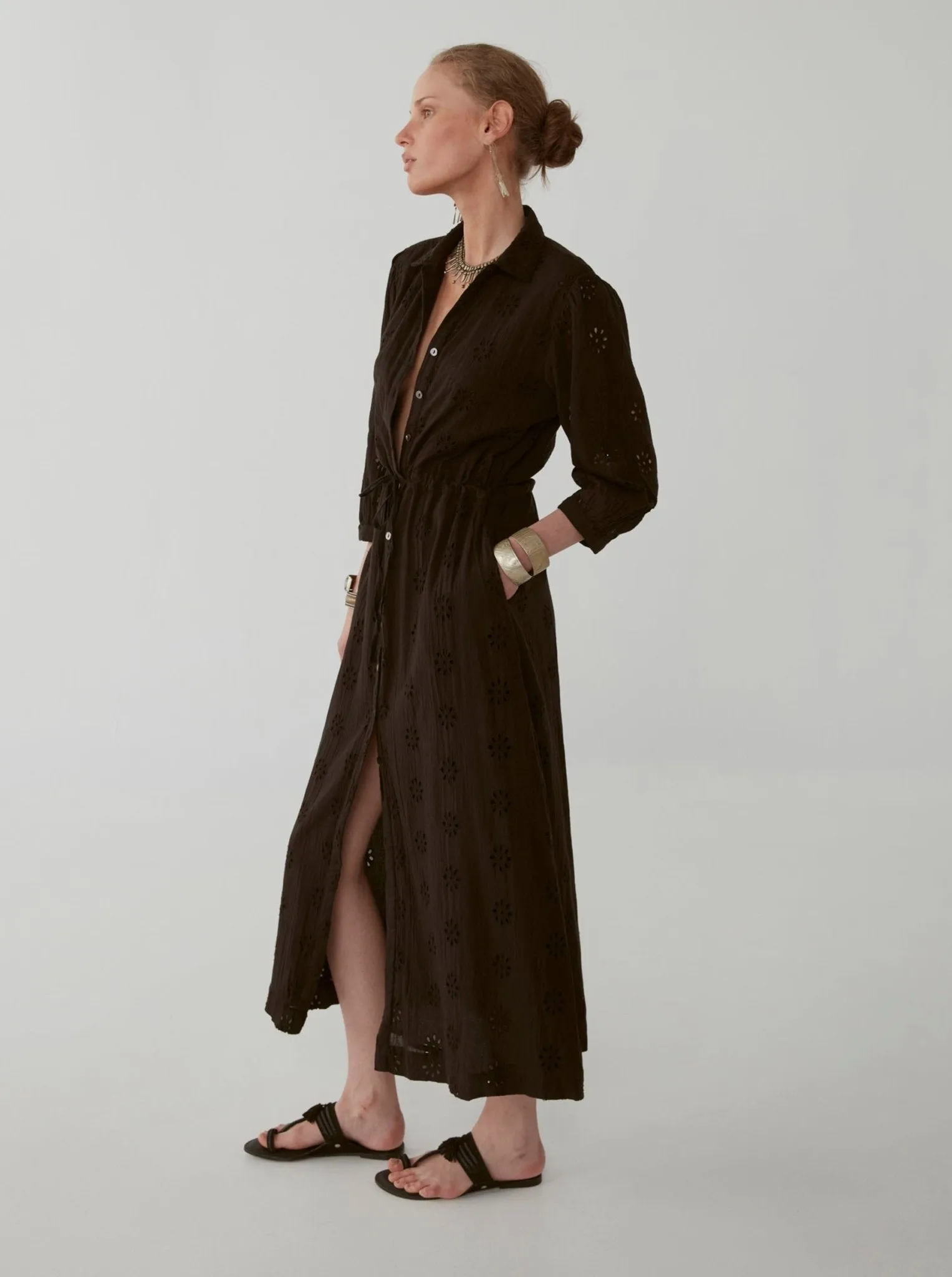 Elsa Dress - Schiffly Black