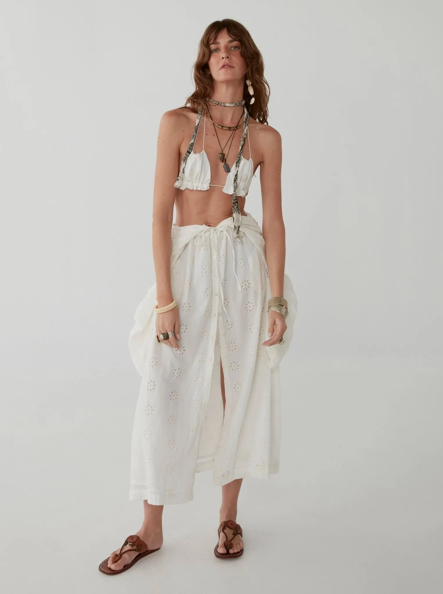 Elsa Dress - Schiffly Ivory