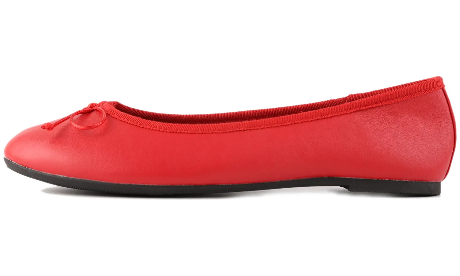 Feversole Women's Bow Tie Fashion Dress Slip On Shoes Round Toe Ballet Flat Vegan Napa