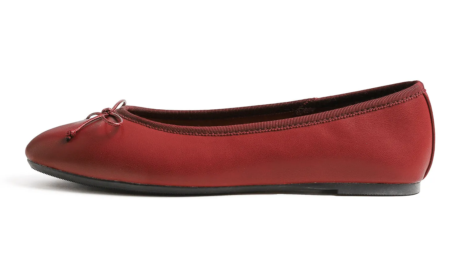 Feversole Women's Bow Tie Fashion Dress Slip On Shoes Round Toe Ballet Flat Vegan Napa