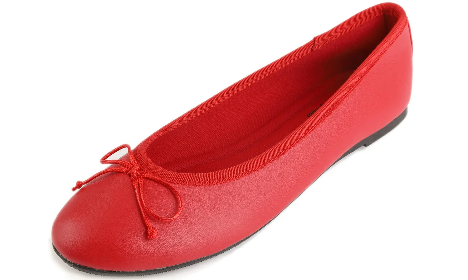 Feversole Women's Bow Tie Fashion Dress Slip On Shoes Round Toe Ballet Flat Vegan Napa