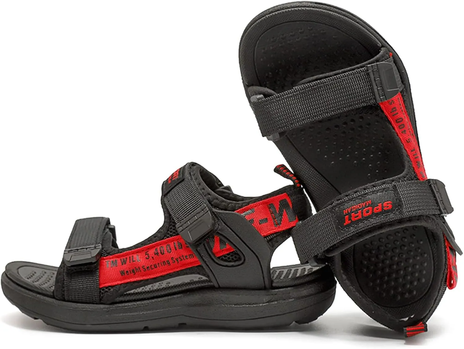 FLIOZY Kids Adjustable Straps Summer Sandals Boys Light-Weight Open Toe Sport Sandals Youth Outdoor Water Sandal