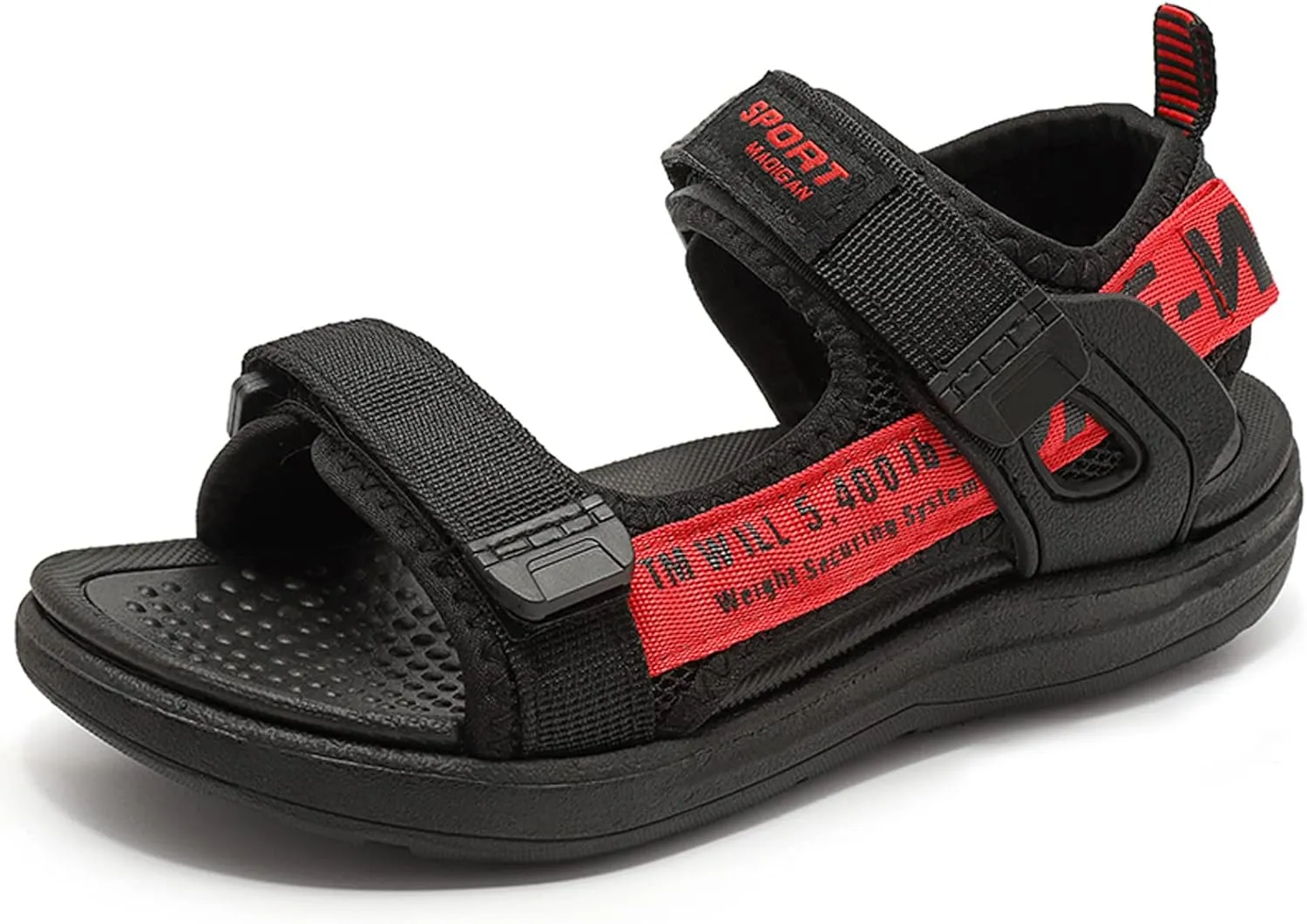 FLIOZY Kids Adjustable Straps Summer Sandals Boys Light-Weight Open Toe Sport Sandals Youth Outdoor Water Sandal