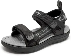 FLIOZY Kids Adjustable Straps Summer Sandals Boys Light-Weight Open Toe Sport Sandals Youth Outdoor Water Sandal