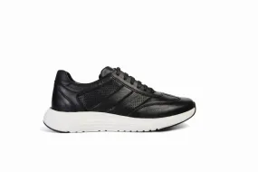 FOOT FEDERATION CITY LACE-UP SNEAKER MENS SHOE BLACK