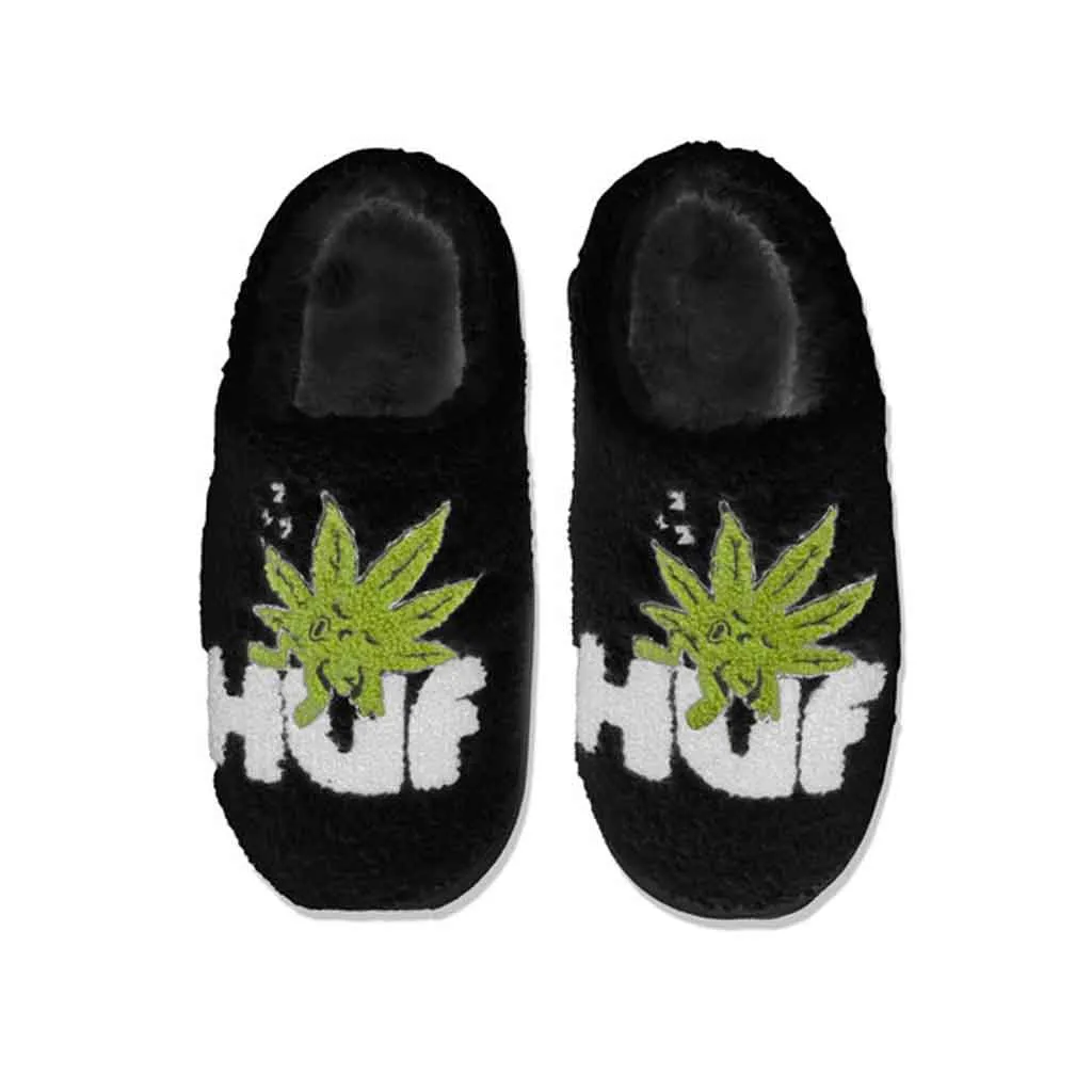Huf Fuzzy Slipper - Black
