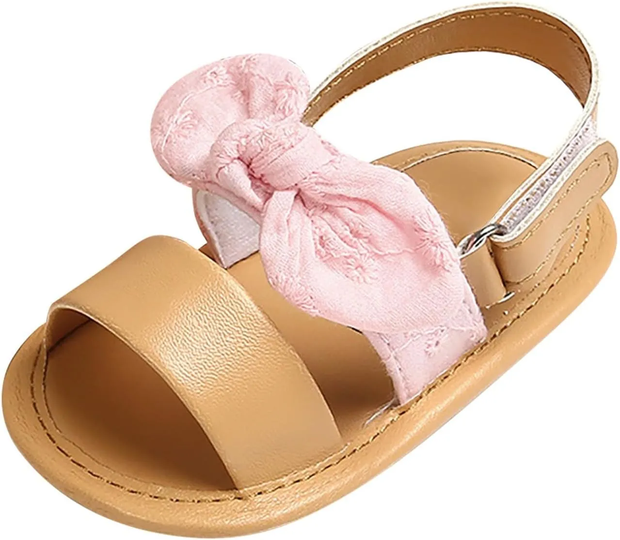 Infant Baby Shoes Boys And Girls Sandals Flat Soles Light Breathable Comfortable Hook Loop Bow With Kids Swim Shoes