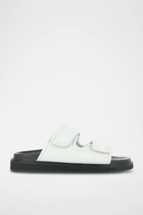 Jonak - Mules Warning Cuir  - Blanc