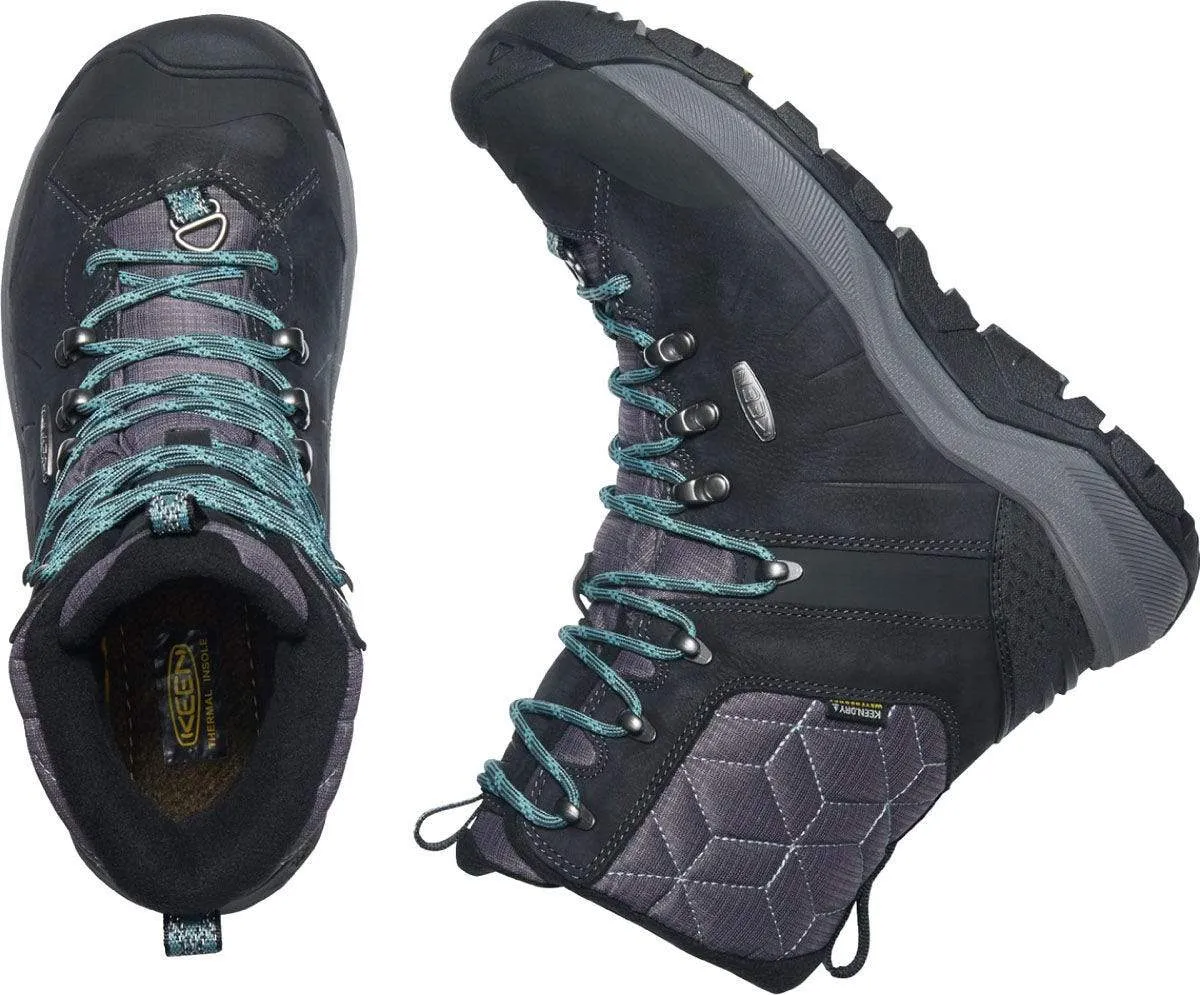 Keen Women's Revel IV High Polar Waterproof Boots- Black/ North Atlantic