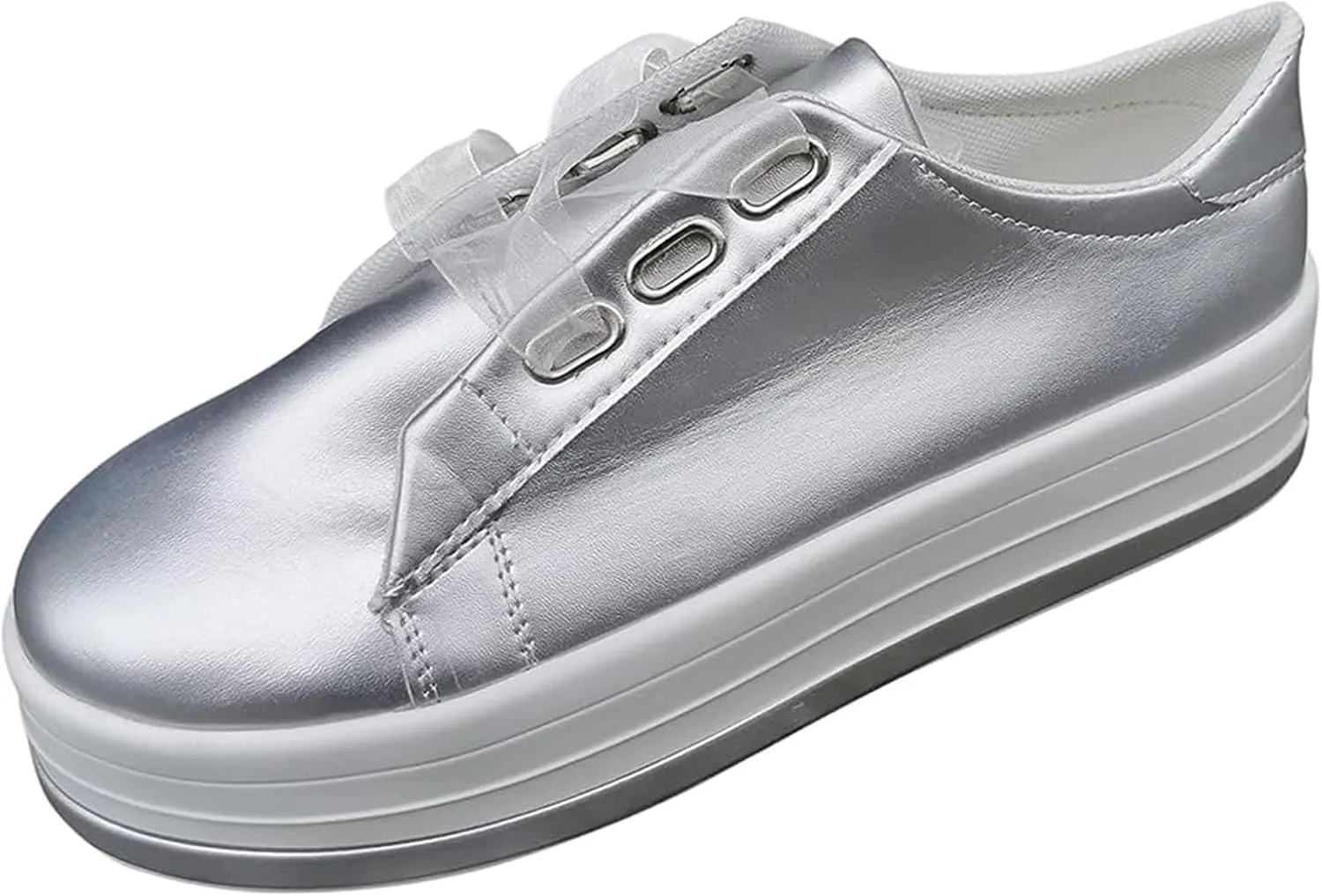 Ladmiple Shoes For Women Dressy Casual Flats Fashion Sneakers Breathable Comfortable Lightweight Walking Slip On Loafers