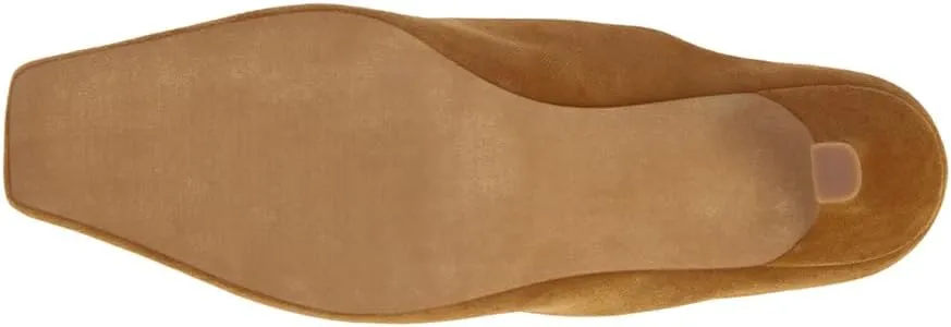 Matisse Womens Classy Square Toe Kitten Mules Dress Casual Low Heel 1-2" - Brown