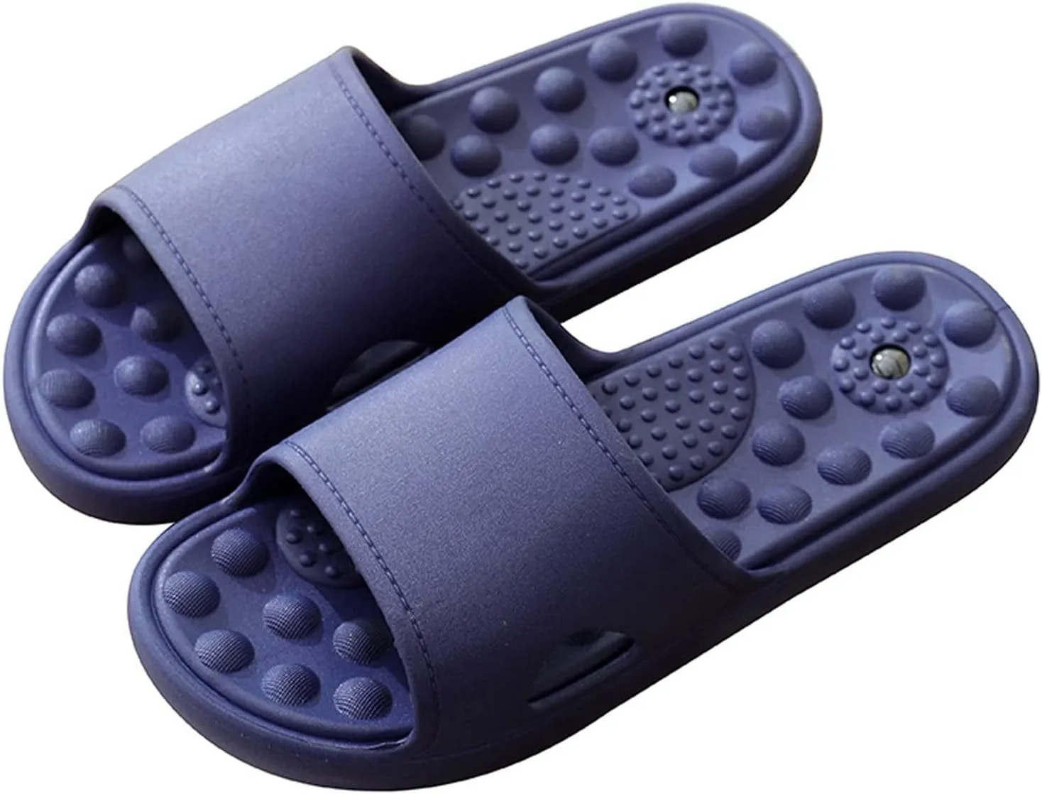 Mens Couple Shoes Solid Color Non Slip Foot Massage Slippers Summer Home Bathroom Platform Slippers Men S 11