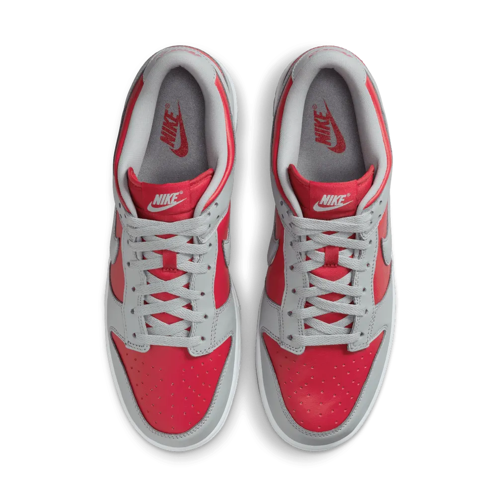 Mens Nike Dunk Low Varsity Red/Silver White