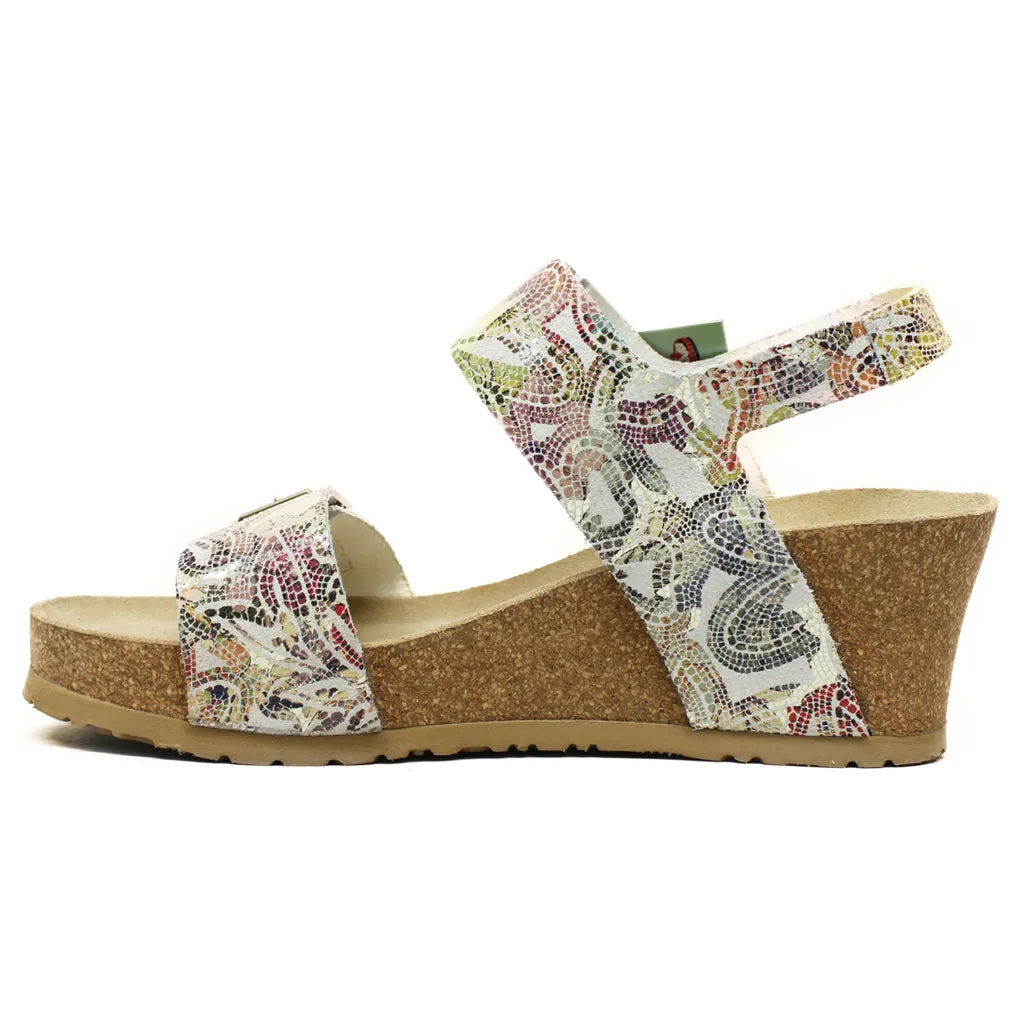 Mephisto Lissandra Nubuck Leather Women's Wedge Sandals