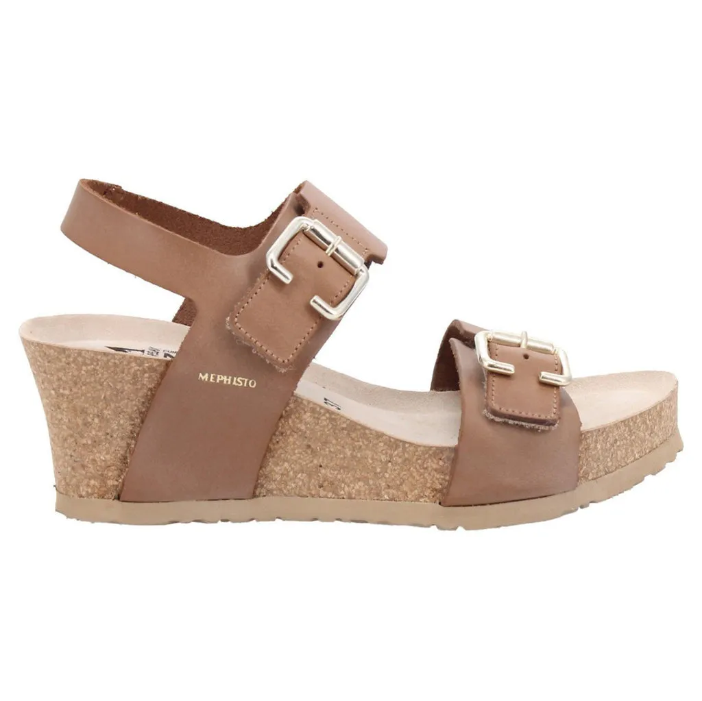 Mephisto Lissandra Nubuck Leather Women's Wedge Sandals