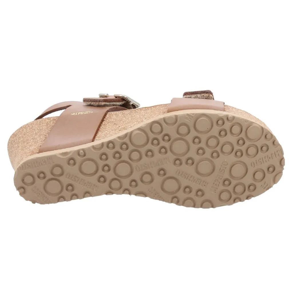 Mephisto Lissandra Nubuck Leather Women's Wedge Sandals