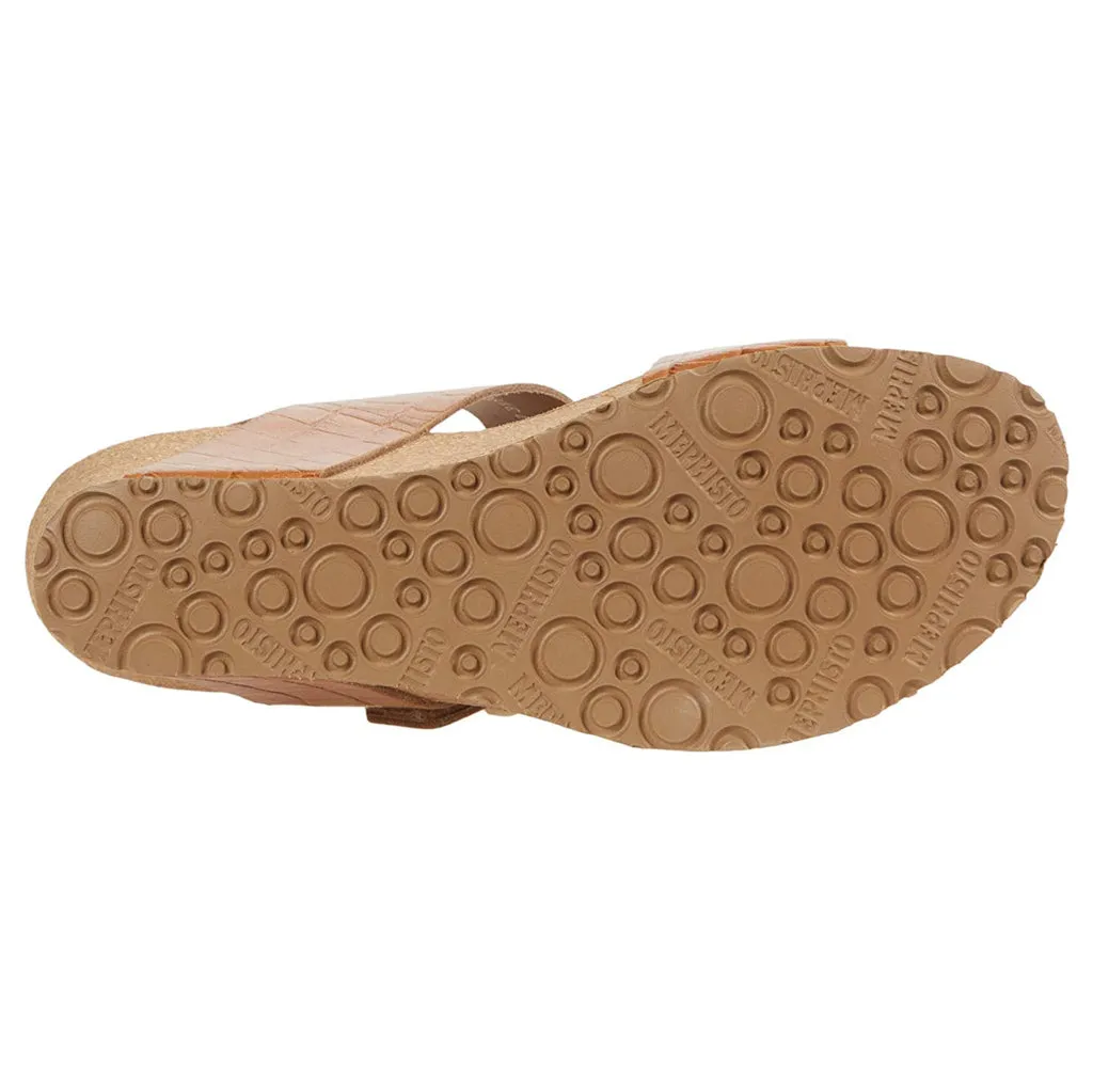Mephisto Lissandra Nubuck Leather Women's Wedge Sandals