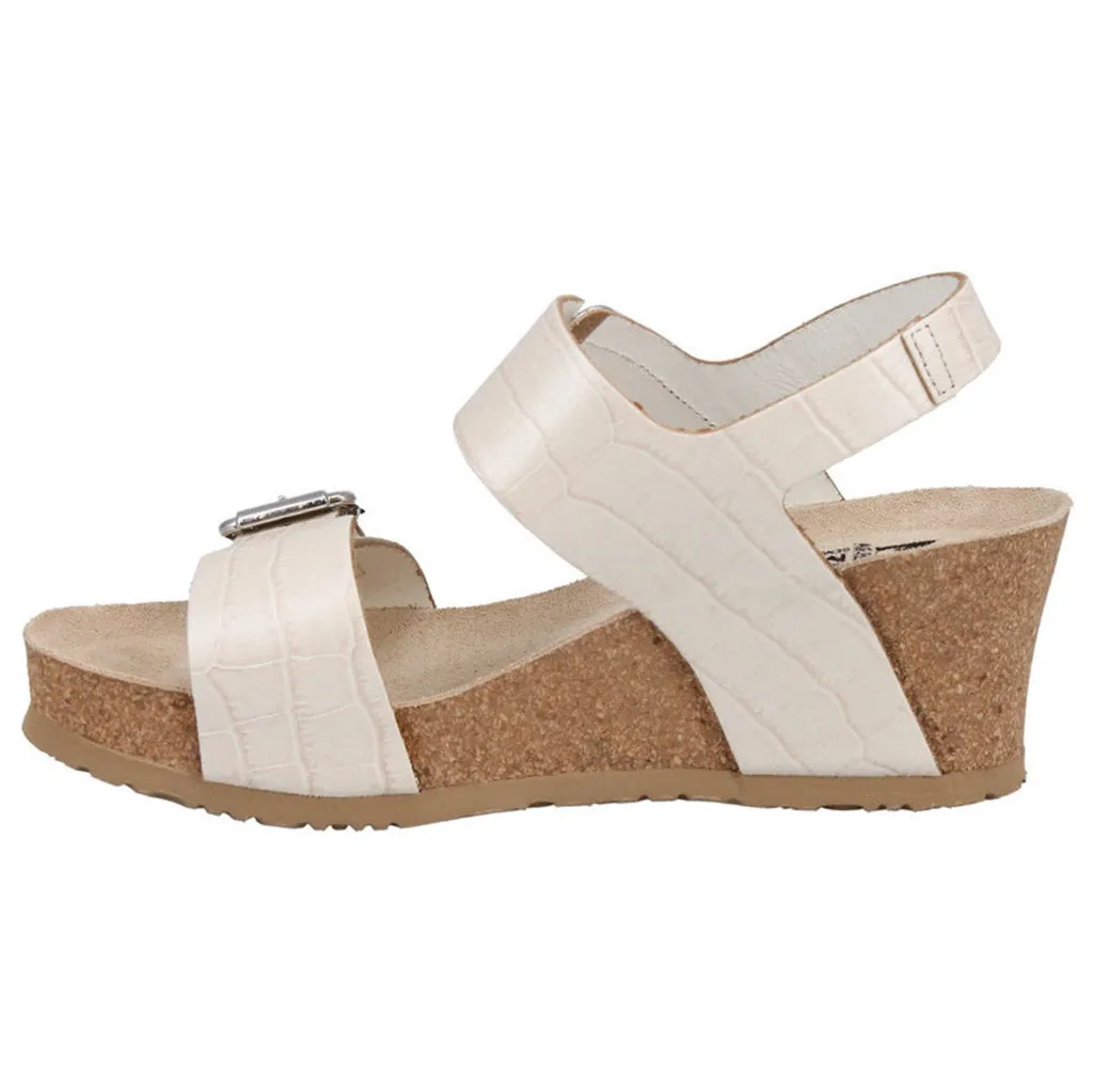 Mephisto Lissandra Nubuck Leather Women's Wedge Sandals