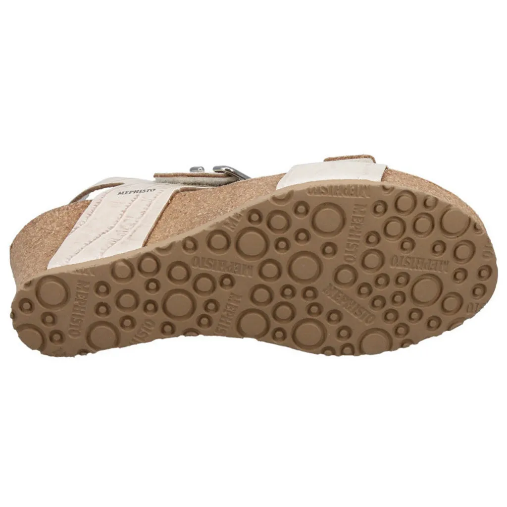 Mephisto Lissandra Nubuck Leather Women's Wedge Sandals