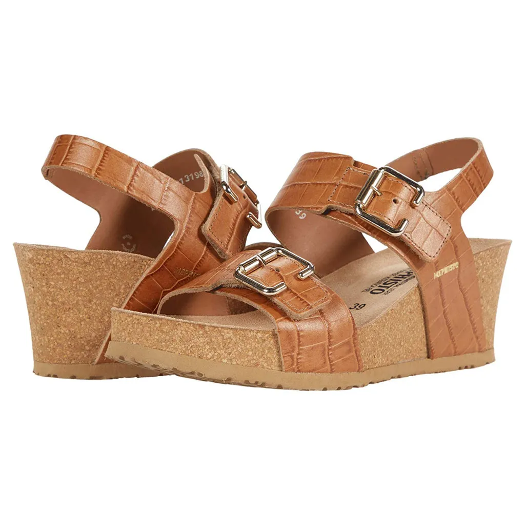 Mephisto Lissandra Nubuck Leather Women's Wedge Sandals