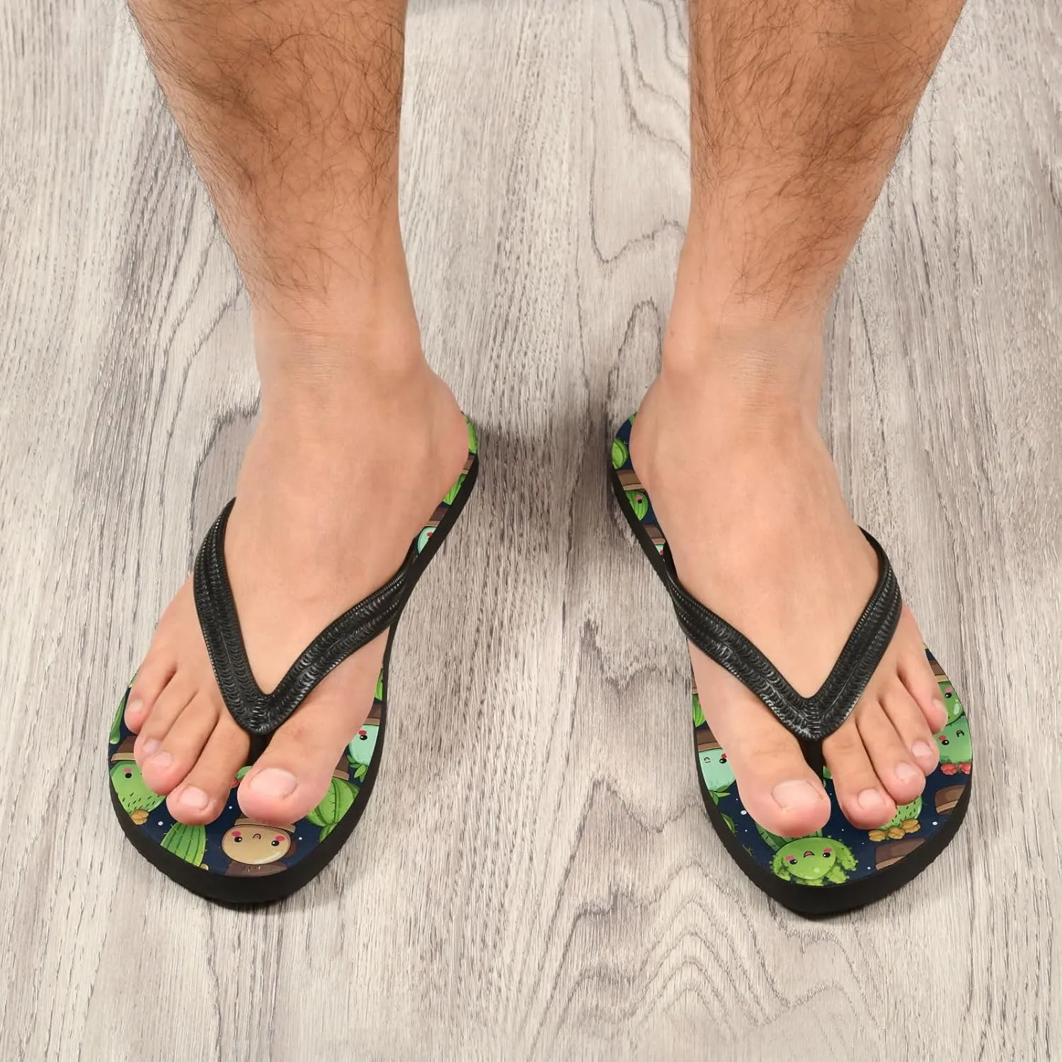 MNSRUU Flip Flops for Women Men Palm Leaf Flip Flops Womens Slides Men Sandals Shower Slippers Summer Non-Slip Flipflops for Swim Beach Bathroom, XS