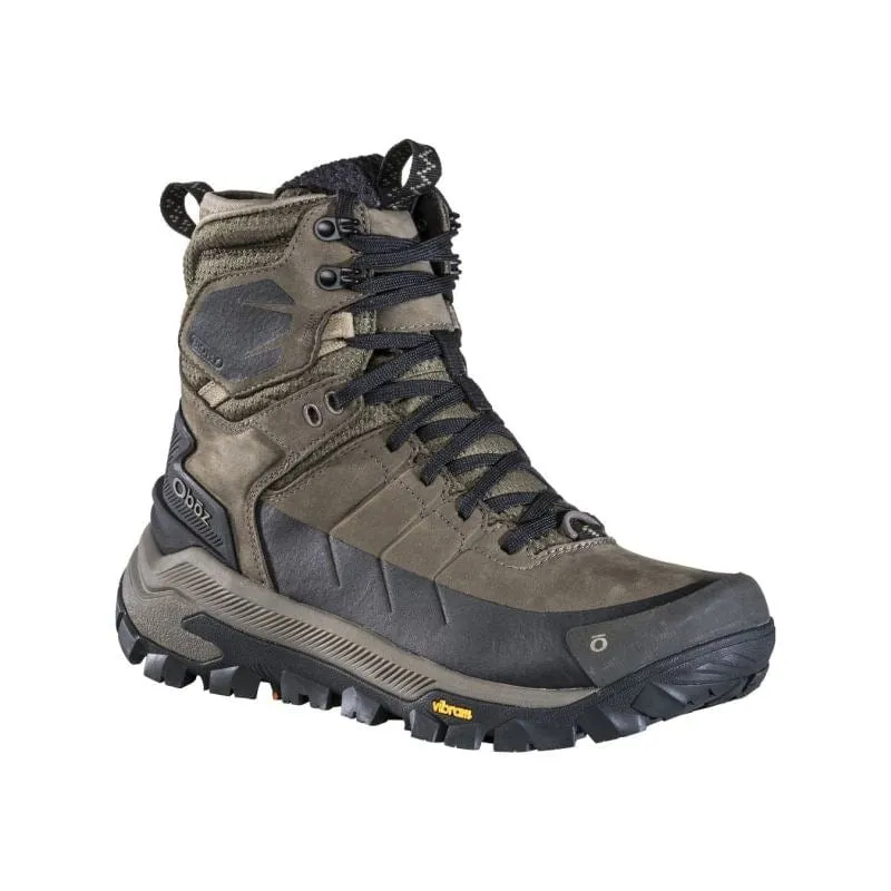 Oboz Men's Bangtail Insulated Waterproof Hiking Boots- Sediment