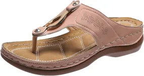 Orthopedic Sandals for Womens 2025 Trendy Comfortable Arch Support Wedge Sandal Summer Casual beach sandals for woman