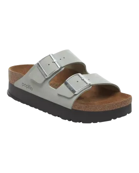 Papillio Arizona Flex Platform Nubuck Leather Sandals in Pure Sage