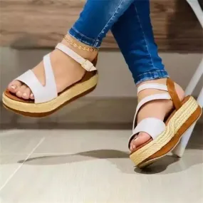 Rose – Platform Sandals with Hollow Buckle