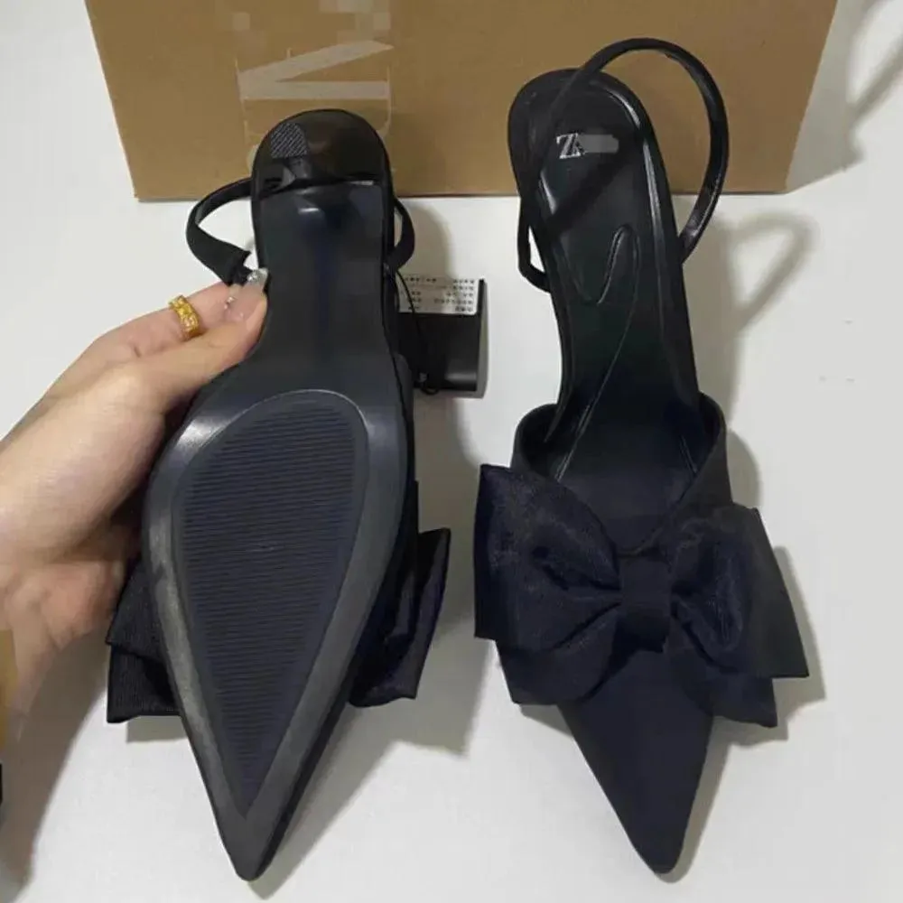 Sandals Pointed Toe Slingbacks Women Sandals