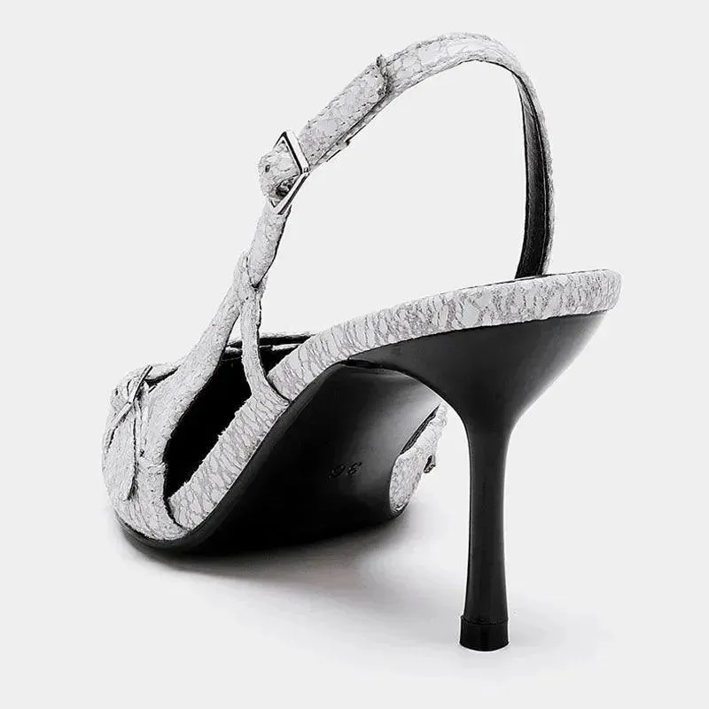 Sandals Women Sandals Summer Heels Pointed Toe