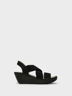 Strappy Sandals YAJI888FLY BLACK